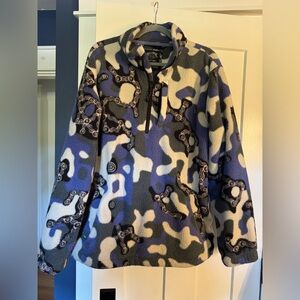 🌊 Billabong x Otis Carey Adventure Div Fleece – Large | Rare Camo Chain Print